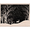 Hero Arts Snowy Scene Rubber Stamp K6100