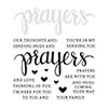 Hero Arts STAMPtember Exclusive PRAYERS Stamps and Dies Set SRHA15