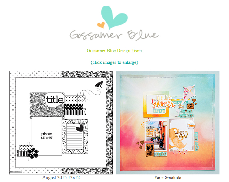 Gossamer Blue August - Page Maps