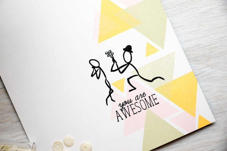 Yana Smakula | Altenew: You Are Awesome Card