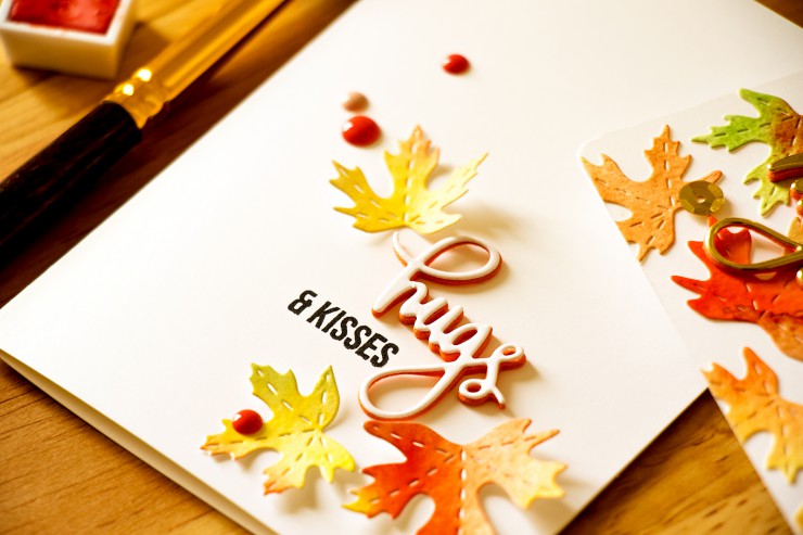 Yana Smakula SSS: Big Fall Watercolor Hugs Cards