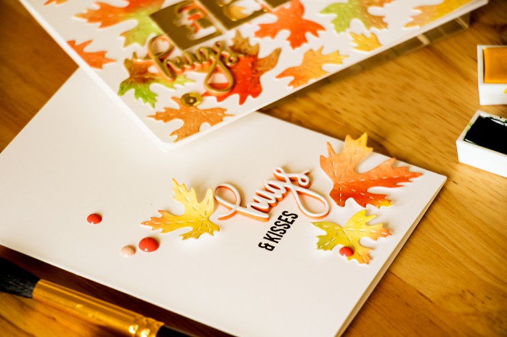 Yana Smakula SSS: Big Fall Watercolor Hugs Cards