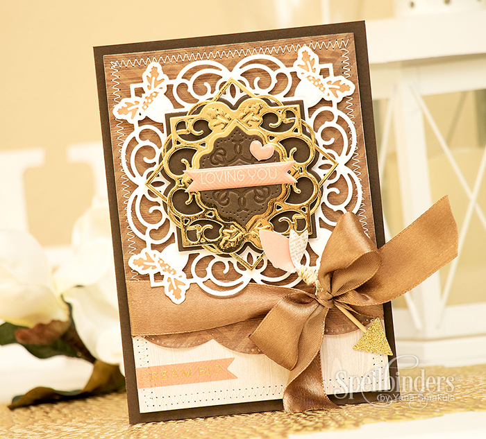 Yana Smakula | Spellbinders Loving You Fall Card