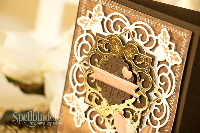 Yana Smakula | Spellbinders Loving You Fall Card