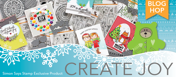 Simon Says Stamp Create Joy Release Blog Hop. Purrfect Holidays