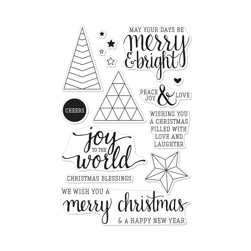 Hero Arts Clear Stamps JOY TO THE WORLD CL881