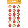 Pebbles Inc. PUFFY APPLES Dimensional Stickers Harvest 732899