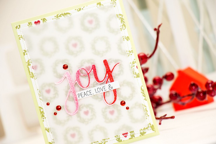 Hero Arts | Love, Peace & Joy Holiday Card