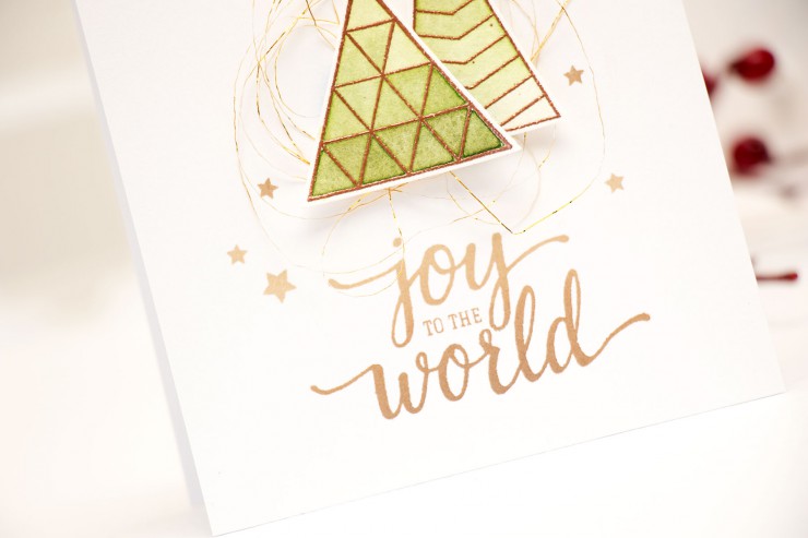 Yana Smakula | Hero Arts Joy To the World Card