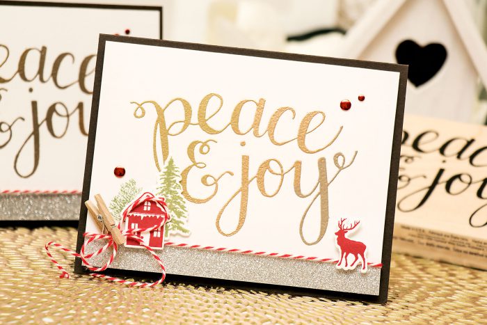 Hero Arts | Ombre Heat Embossing - Holiday Cards. Video