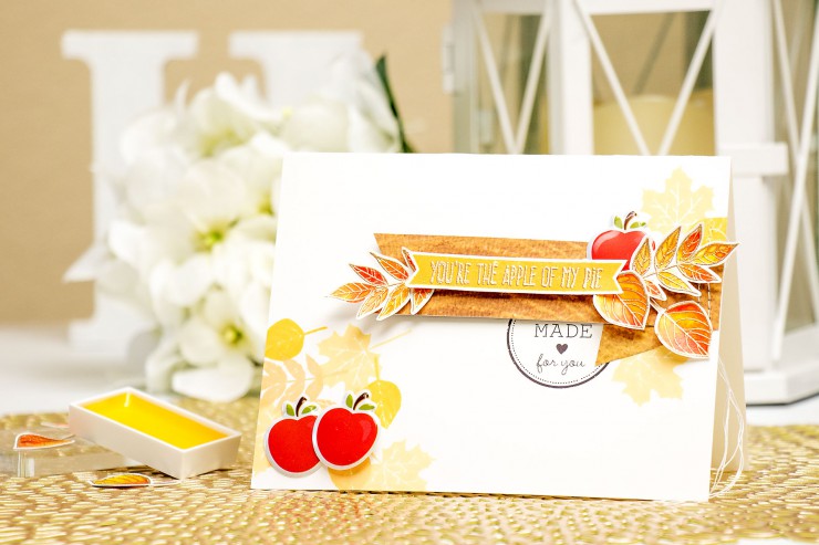 Simon Says Stamp November Card Kit. You're The Apple of my Pie. Video
