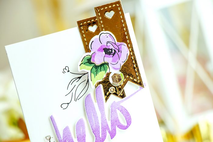 Altenew + Pretty Pink Posh | Hello Painted Flowers Stamps