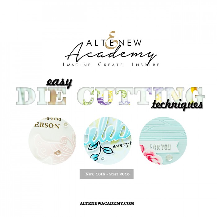 New Class: Easy Die Cutting Techniques with Altenew. Giveaway!