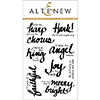 Altenew Lyrical Script Stamp Set