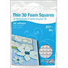 Scrapbook Adhesives THIN 3D 217 WHITE FOAM Squares Adhesive