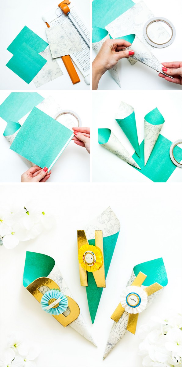 Зроби Сам(А) | Як зробити упаковку-конус для солодощів із паперу