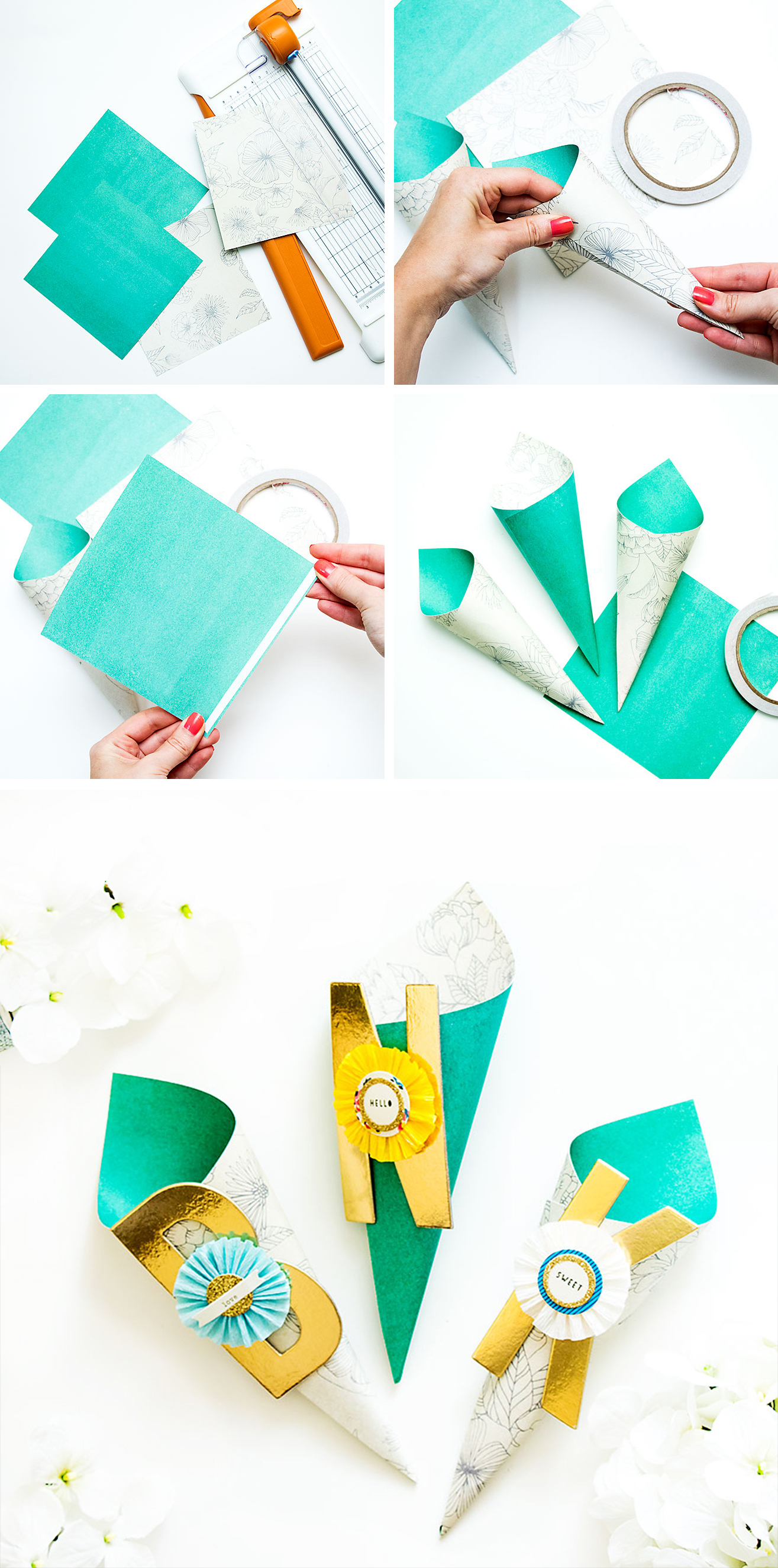 Зроби Сам(А) | Як зробити упаковку-конус для солодощів із паперу