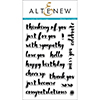 Altenew PAINTED GREETINGS Clear Stamp Set
