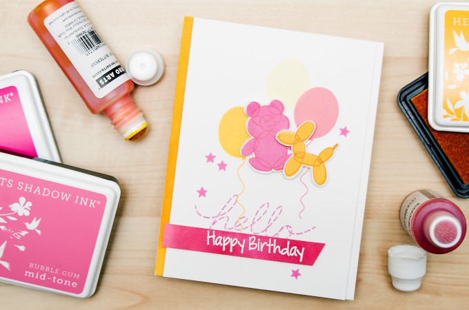 Hero Arts | Happy Birthday Balloon Animal Card