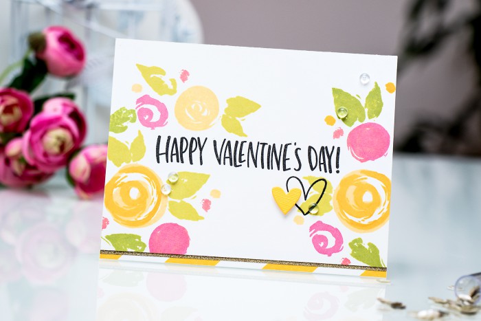 Simon Says Stamp | Floral Happy Valentine's Day