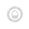 Simon Says Stamp BIRTHDAY CIRCLE Wafer Dies sssd111470 The Color of Fun