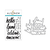 Altenew Super Script Stamp & Die Bundle