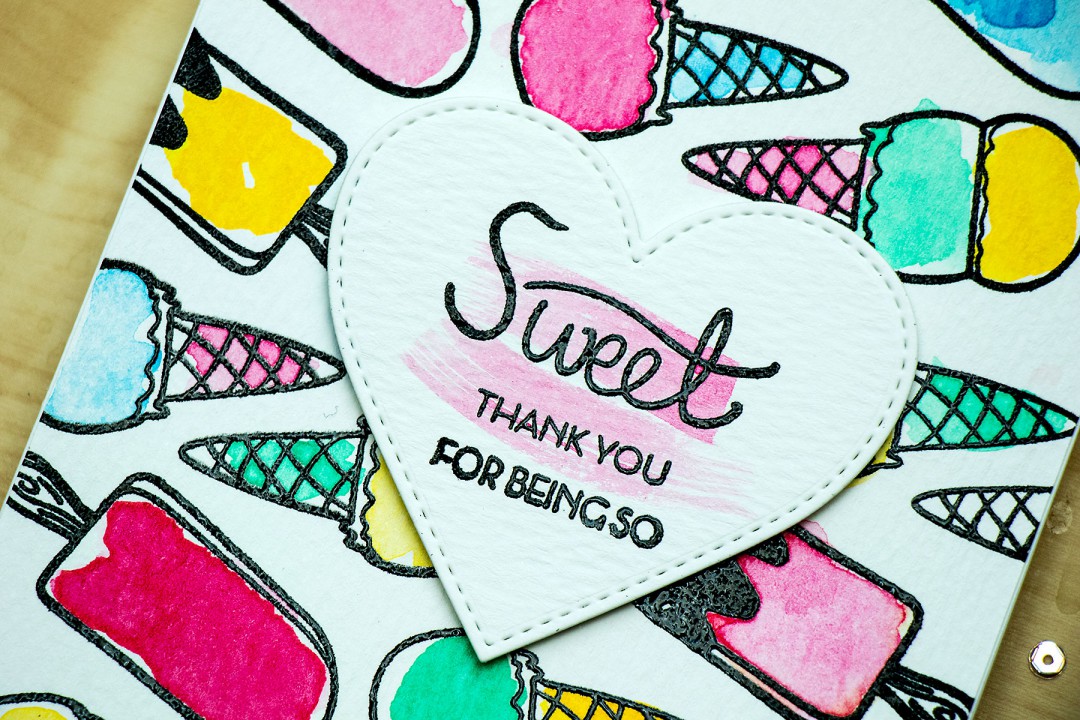Altenew | Thank You for Being so Sweet! Ice Cream Card by Yana Smakula