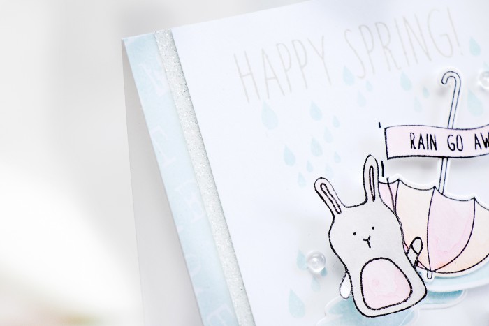 Simon Says Stamp | Happy Spring - Soft Pastel Watercoloring using Prima Water Soluble Oil Pastels. Card by Yana Smakula