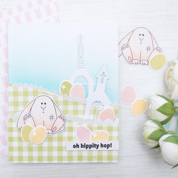 Simon Says Stamp | Oh Hippity Hop Easter Card by Yana Smakula using Reason to Smile Release. Video 