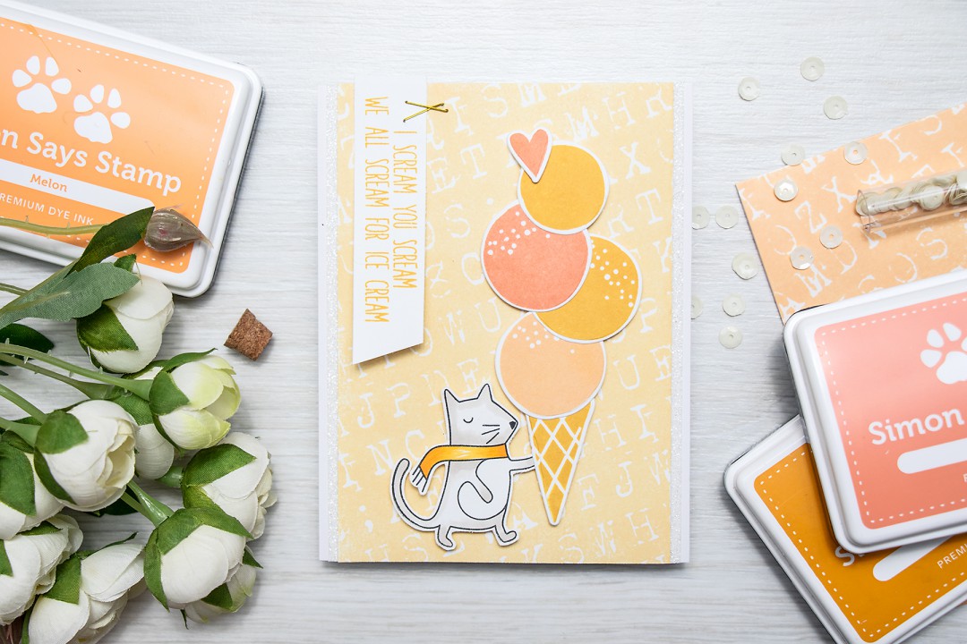 Simon Says Stamp | I Scream for Ice Cream Card by Yana Smakula