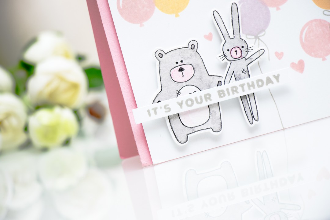 Simon Says Stamp | Its Your Birthday - Quick Background Stamping