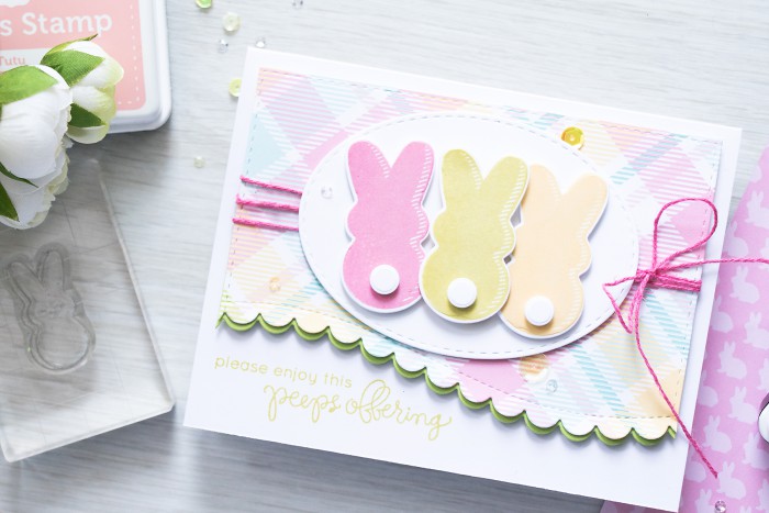 Simon Says Stamp | March 2016 Card Kit - Peeps Offering Card