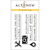 Altenew TRAVELING Clear Stamp Set