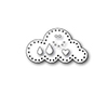 Simon Says Stamp PLUSH LITTLE CLOUD Wafer Dies S382 Spring Plush