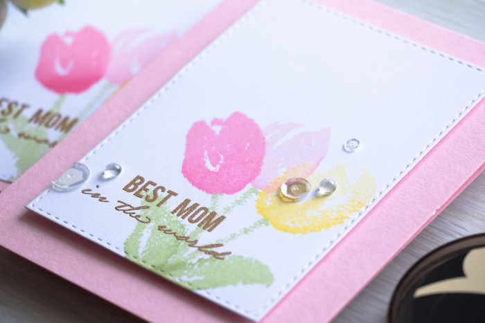 Altenew | Faux Painted Tulips Mother's Day Card by @yanasmakula