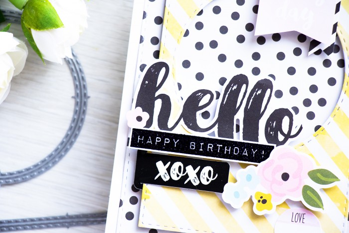 Simon Says Stamp | April 2016 Card Kit - Layering Die Cuts & Embellishments