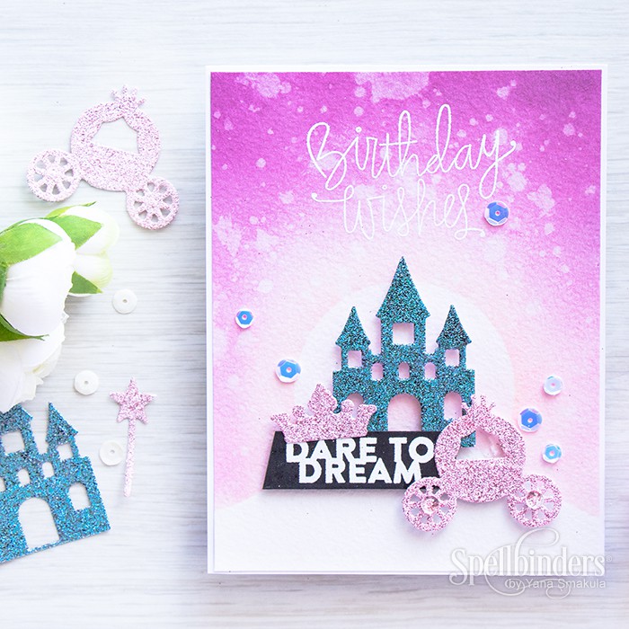 Spellbinders | DIY Glitter Die Cuts & Masking with Dies. Video