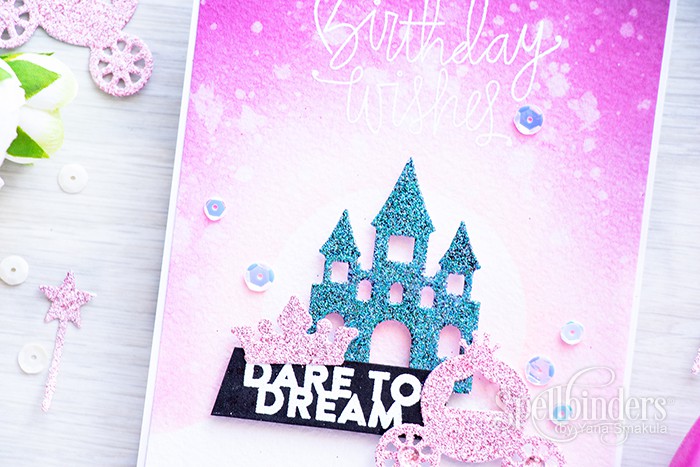 Spellbinders | DIY Glitter Die Cuts & Masking with Dies. Video