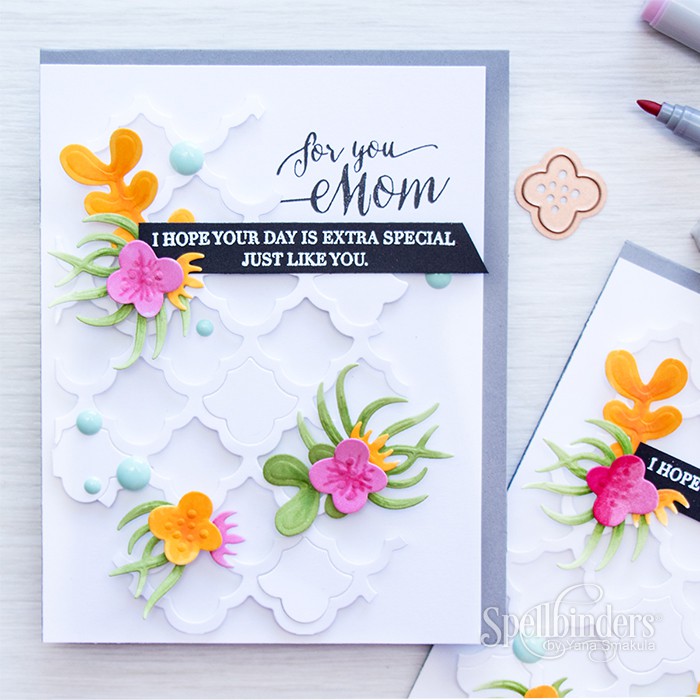 Spellbinders | Mother's Day Card with Succulent Garden Dies. Video