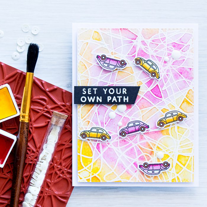 Hero Arts | Set Your Own Path Card by Yana Smakula