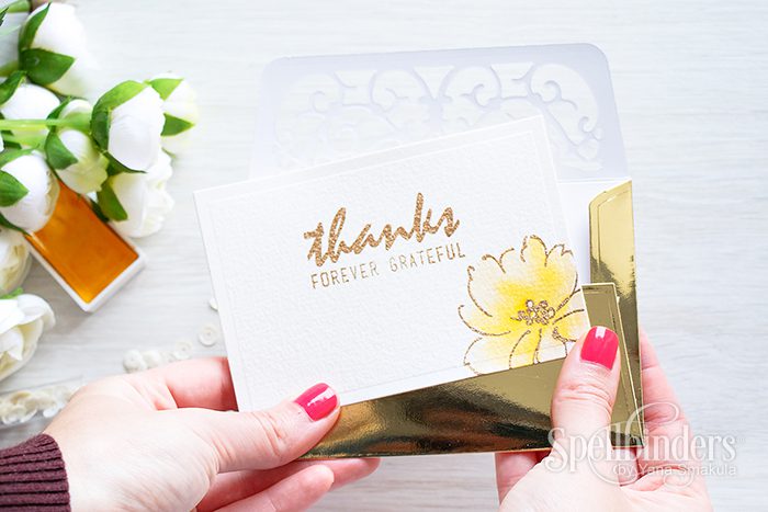 Spellbinders | Thank You Envelope. Video