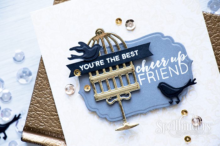 Spellbinders | Cheer Up Friend Card featuring PRIZM machine. Video