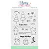 Pretty Pink Posh HOLIDAY PALS Clear Stamp Set PPPS001