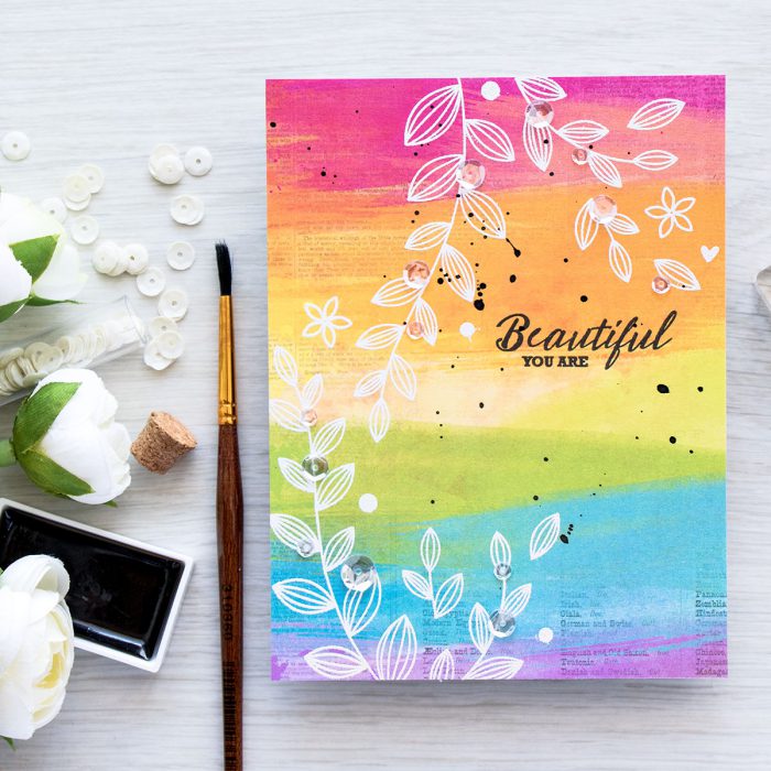 Simon Says Stamp | June 2016 Card Kit - You Are Beautiful