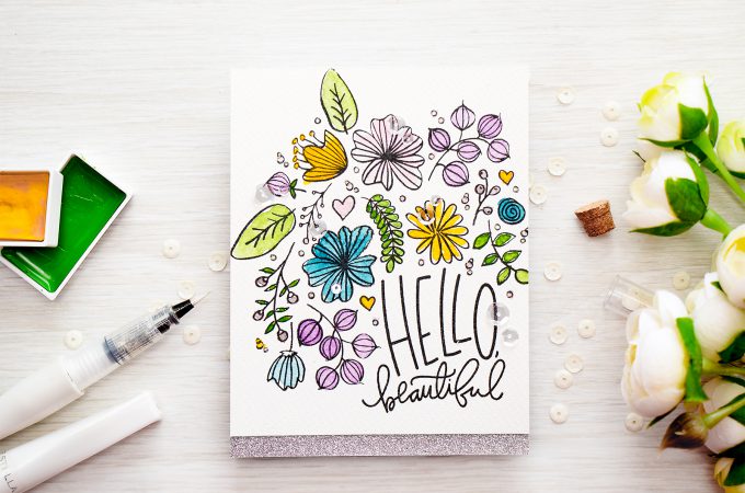 Simon Says Stamp | Hello Beautiful - Loose Watercolor