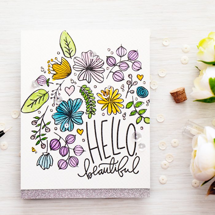 Simon Says Stamp | Hello Beautiful - Loose Watercolor