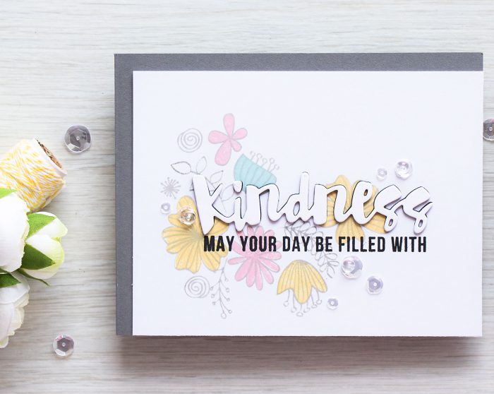 Simon Says Stamp | Subtle Background Stamping - Kindness