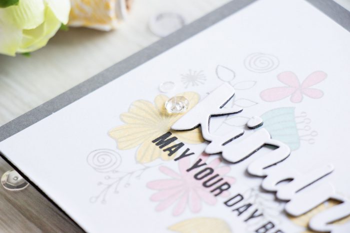 Simon Says Stamp | Subtle Background Stamping - Kindness