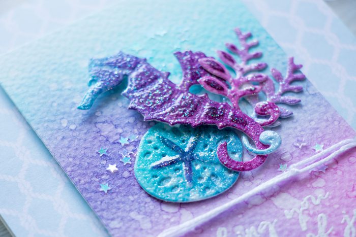 Spellbinders | Adding color and texture to die cuts. Video