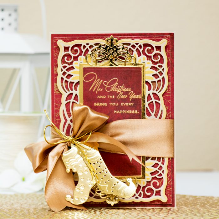Spellbinders | Traditional Holiday Card with Amazing Paper Grace Dies. Video
